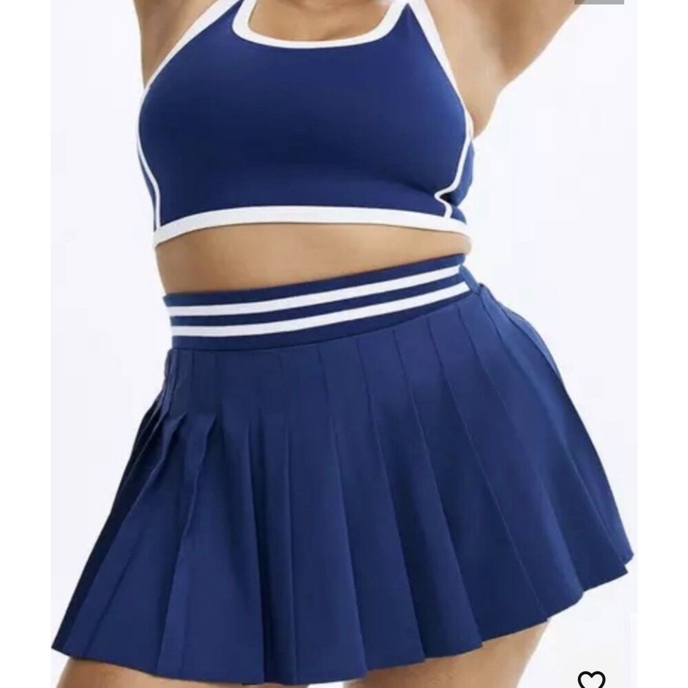 TRU Pleated Active Skirt with Bike Short torrid plus size 4xl pickleball tennis